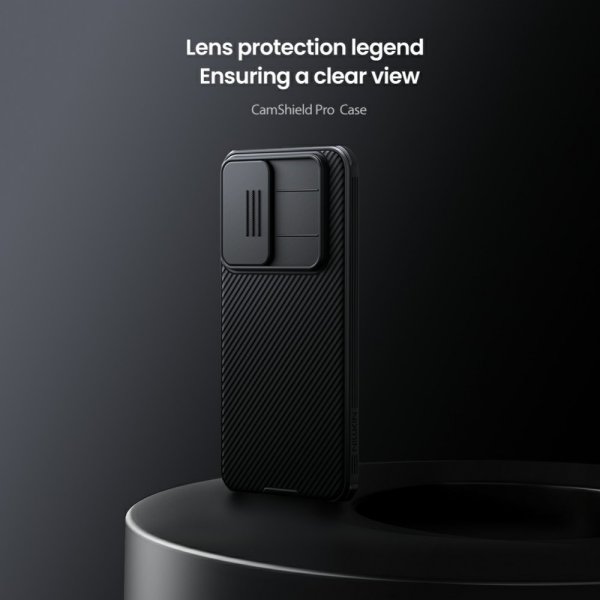 Nillkin Samsung Galaxy A36 CamShield Pro -suojakuori, musta