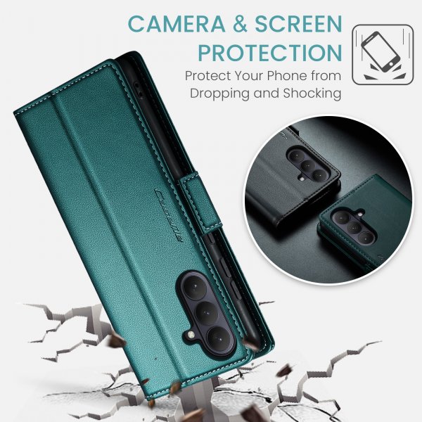 CaseMe Samsung Galaxy A37 -suojakotelo, 023 Series, vihreä