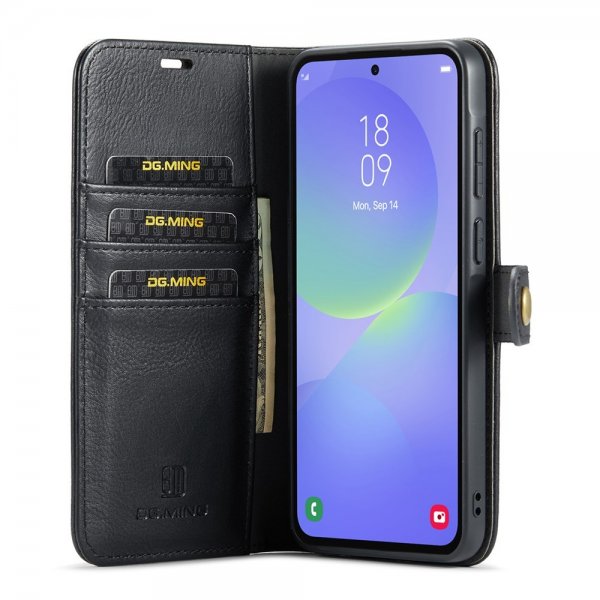 Dg.Ming Samsung Galaxy A37 -kotelo, jossa irrotettava kuori, musta