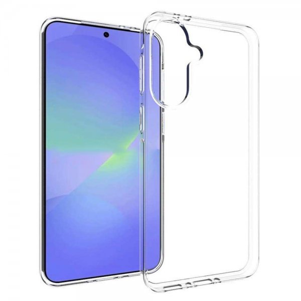 Nordic Covers Samsung Galaxy A37 -kuori, Feather-sarja, läpinäkyvä