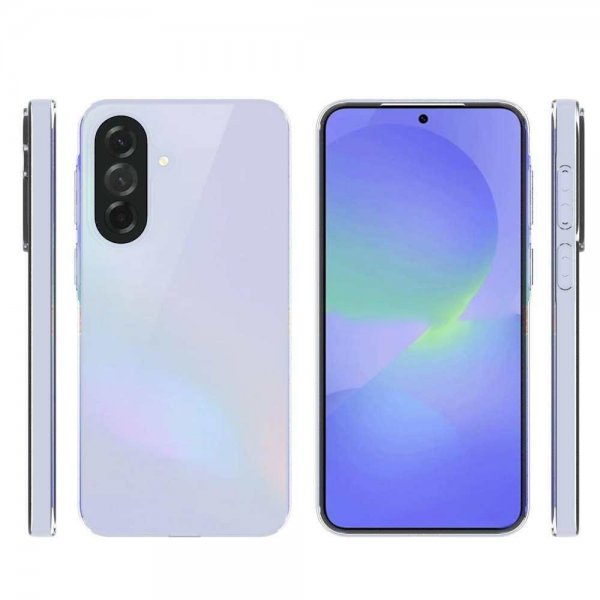 Nordic Covers Samsung Galaxy A37 -kuori, Feather-sarja, läpinäkyvä