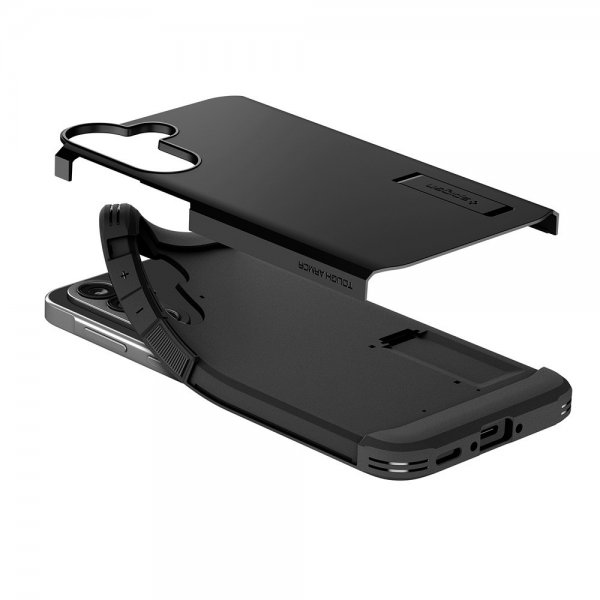 Spigen Samsung Galaxy A37 -kuoret, Tough Armor, musta