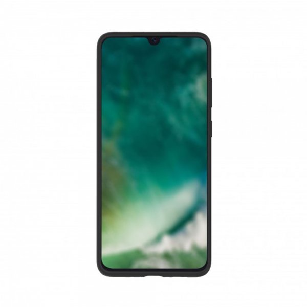 Xqisit Samsung Galaxy A41 -silikonikuori, musta
