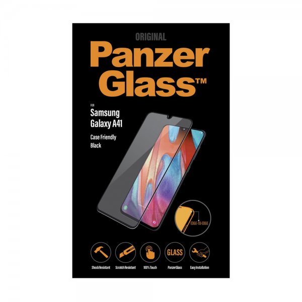PanzerGlass Samsung Galaxy A41 Näytönsuoja CaseFriendly Edge-to-Edge