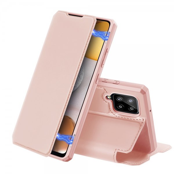 Dux Ducis Samsung Galaxy A42 5G -suojakotelo Skin X Series, ruusunpunainen
