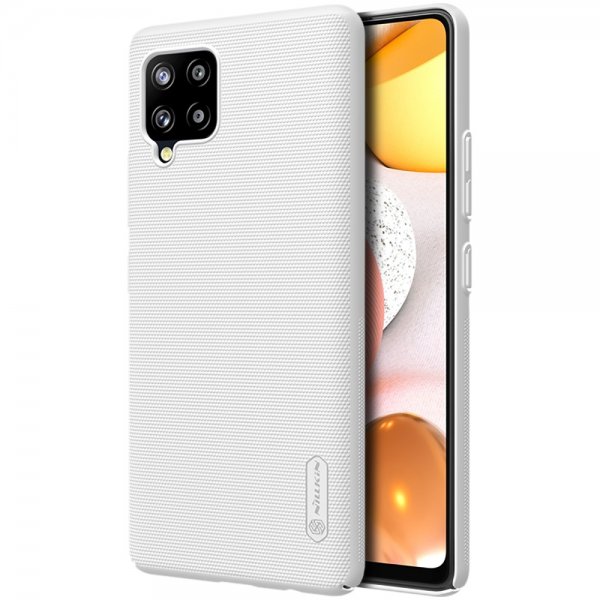 Nillkin Samsung Galaxy A42 5G Kuori Frosted Shield Valkoinen
