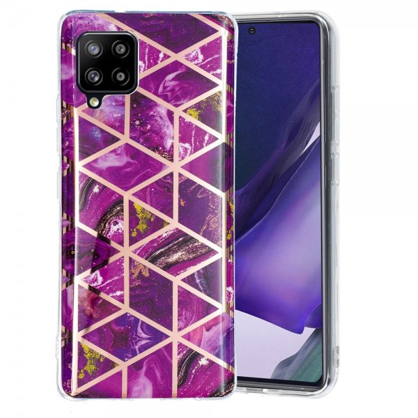 Samsung Galaxy A42 5G Kuori Marmori Magenta