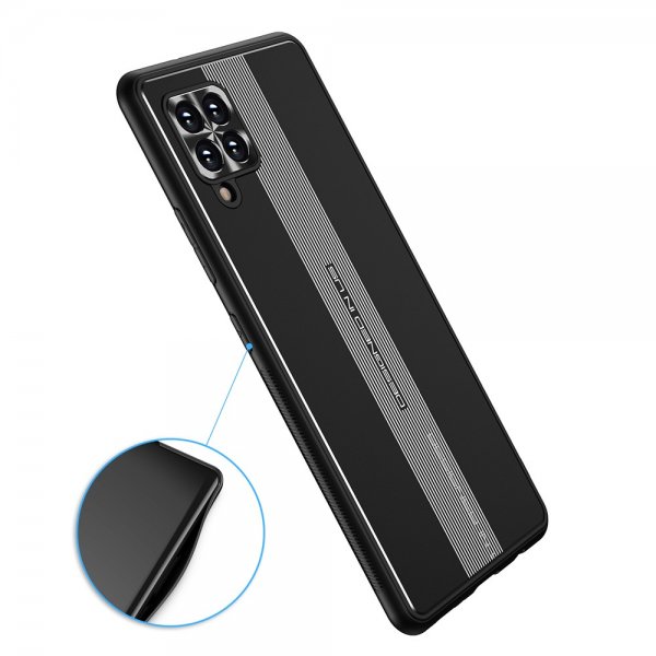 Samsung Galaxy A42 5G Kuori metallilevyllä Musta