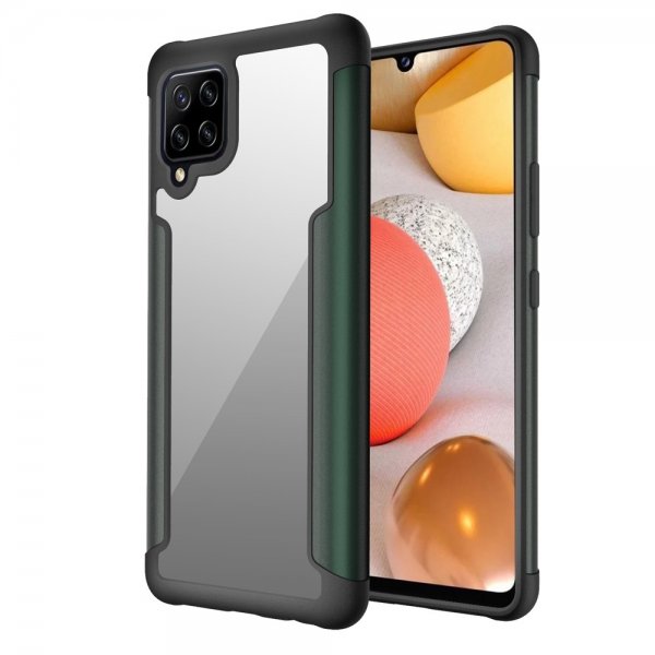 Samsung Galaxy A42 5G -kuoret, metallireuna, vihreä