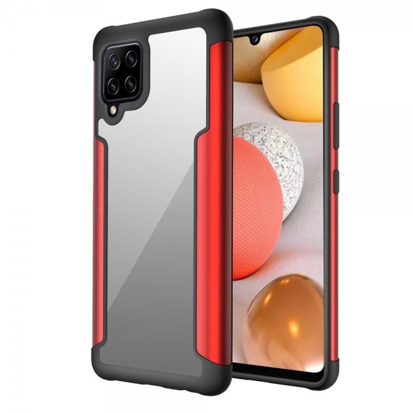 Samsung Galaxy A42 5G Kuori Metallireuna Punainen