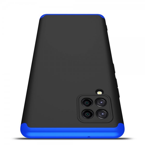 GKK Samsung Galaxy A42 5G Kuori Kolmiosainen Musta Sininen