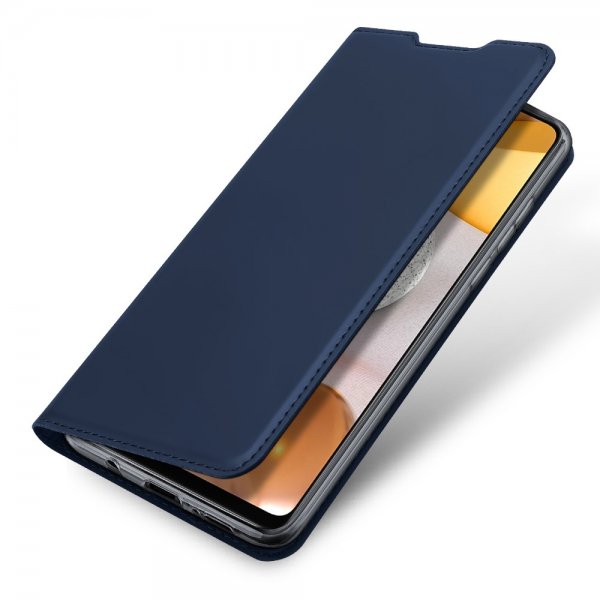 Dux Ducis Samsung Galaxy A42 5G Kotelo Skin Pro Series Tumman Sininen