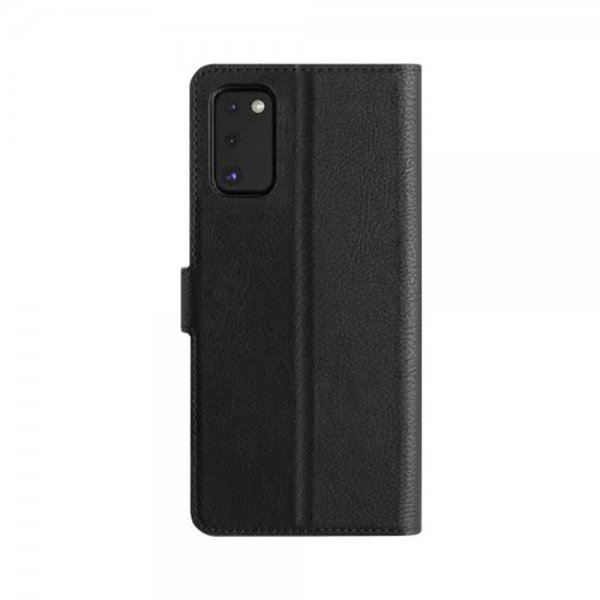 Xqisit Samsung Galaxy A51 Slim Wallet Selection -suojakotelo, musta
