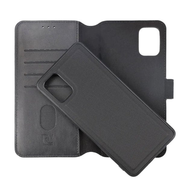 Rvelon Samsung Galaxy A51 Kotelo Magneettisesti Irrotettava Kuori Musta