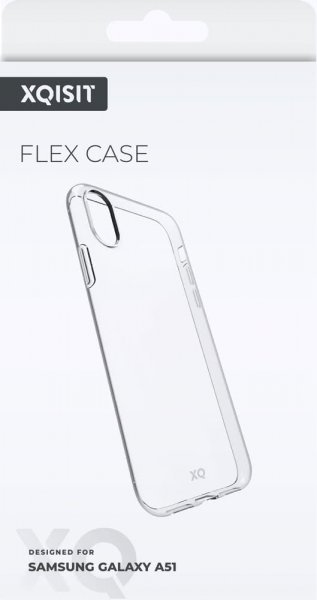 Xqisit Samsung Galaxy A51 kuori Flex Case läpinäkyvä