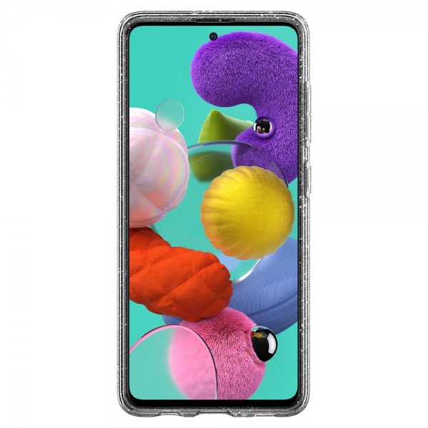 Spigen Samsung Galaxy A51 kuori Liquid Crystal Glitter Crystal Quartz