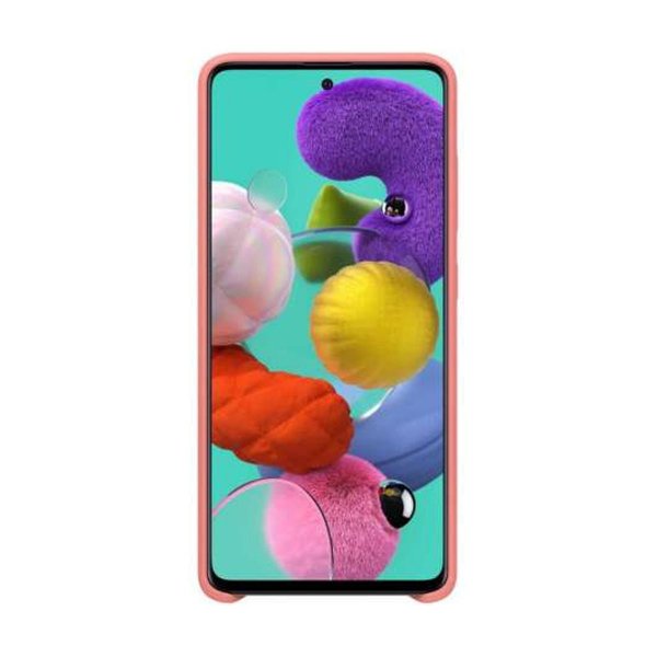 Samsung Galaxy A52/A52s 5G Silikonikuori Vaaleanpunainen