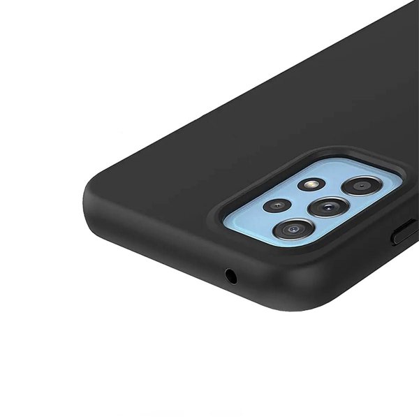 Rvelon Samsung Galaxy A52/A52s 5G silikonisuojakuori, musta
