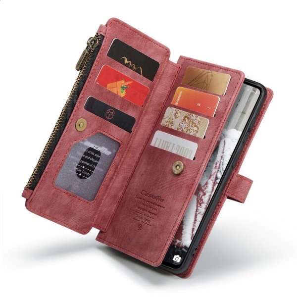 CaseMe Samsung Galaxy A53 5G -suojakotelo, C30 Series, punainen