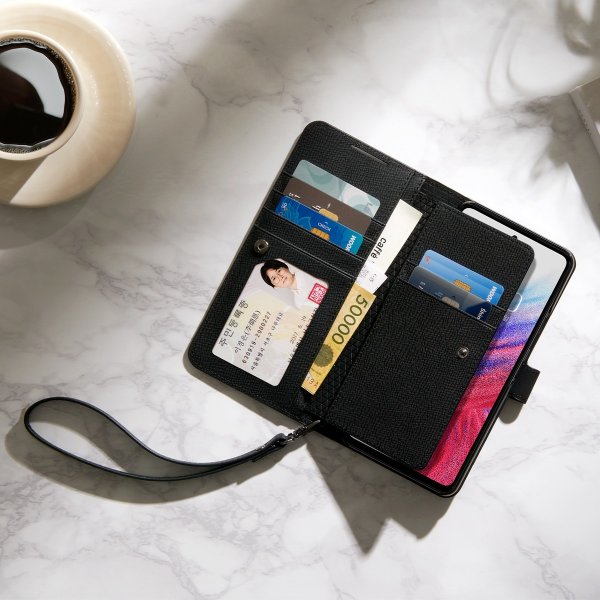 Spigen Samsung Galaxy A53 5G Kotelo Wallet S Plus Musta