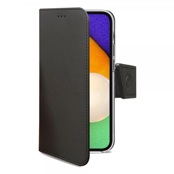Celly Samsung Galaxy A53 5G Kotelo Wally Wallet Case Musta