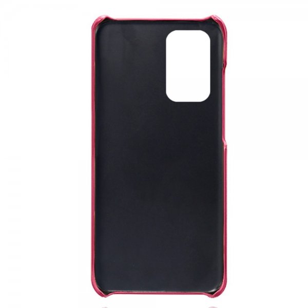 Samsung Galaxy A53 5G Kuori Nahkatekstuuri Magenta