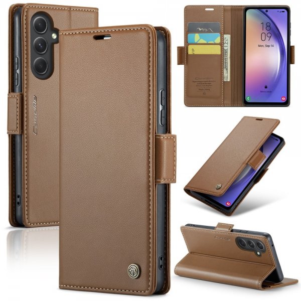 CaseMe Samsung Galaxy A54 5G Fodral 023 Series Brun
