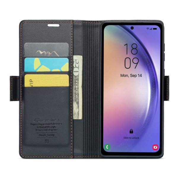 CaseMe Samsung Galaxy A54 5G Suojakuori 023 Series Musta