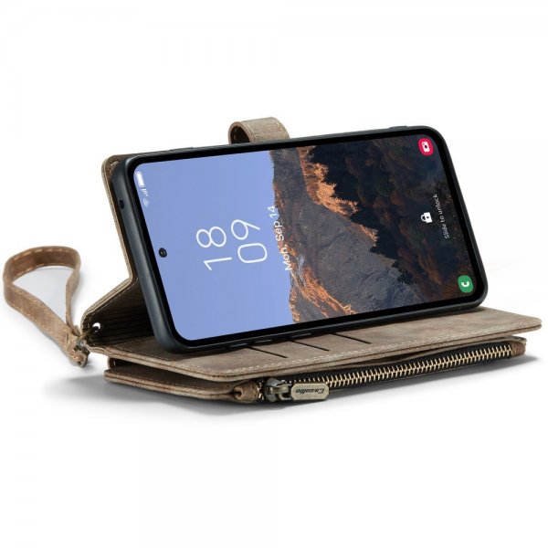 CaseMe Samsung Galaxy A54 5G -suojakotelo C30 Series, ruskea