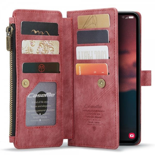 CaseMe Samsung Galaxy A54 5G -suojakotelo, C30 Series, punainen