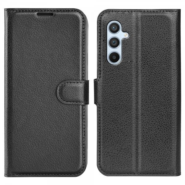 Nordic Covers Samsung Galaxy A54 5G Lompakkokotelo Litchi Raven Black