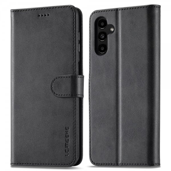 Lc.Imeeke Samsung Galaxy A54 5G Kotelo korttipaikalla ja jalustatoiminnolla, musta