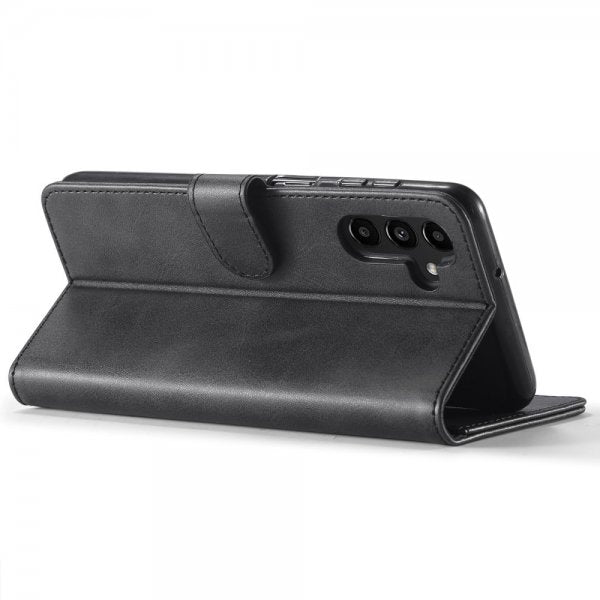 Lc.Imeeke Samsung Galaxy A54 5G Kotelo korttipaikalla ja jalustatoiminnolla, musta