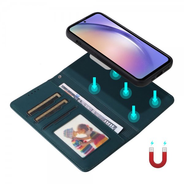 Betopnice Samsung Galaxy A54 5G Kotelo irrotettavalla kuorella 005 Sininen