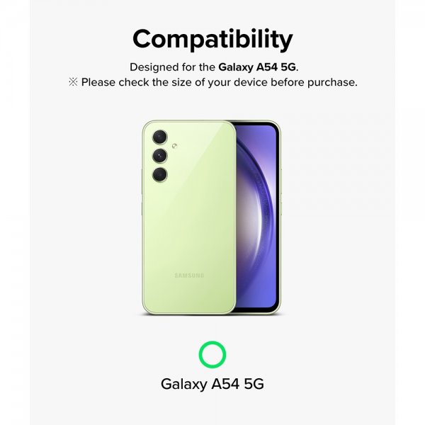 Ringke Samsung Galaxy A54 5G Kameransuoja Linssikehys Musta