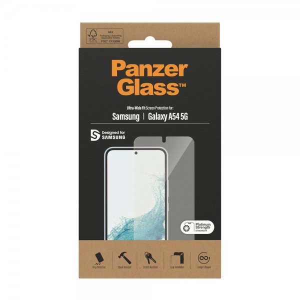 PanzerGlass Samsung Galaxy A55 5G Ultra-Wide Fit Näytönsuoja