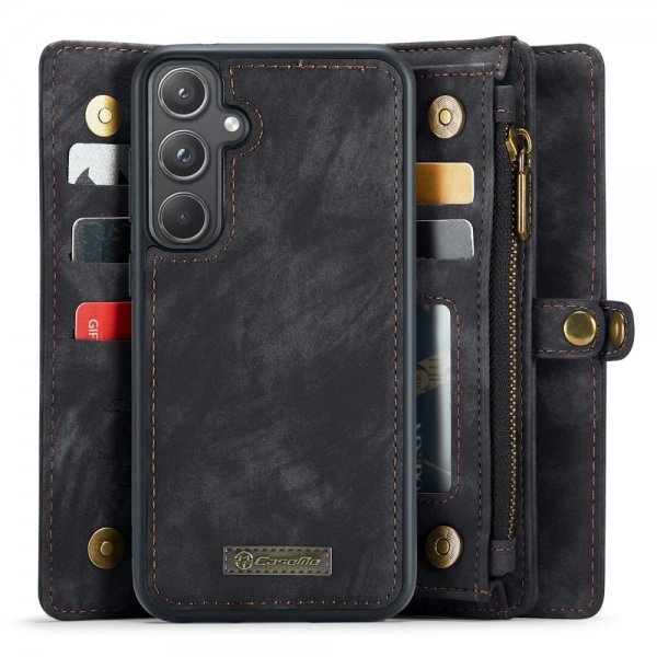 CaseMe Samsung Galaxy A55 -kotelo 008 Series Irrotettava kuori, musta