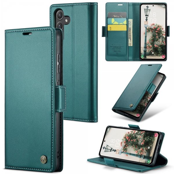 CaseMe Samsung Galaxy A55 suojakuori, 023-sarja, vihreä