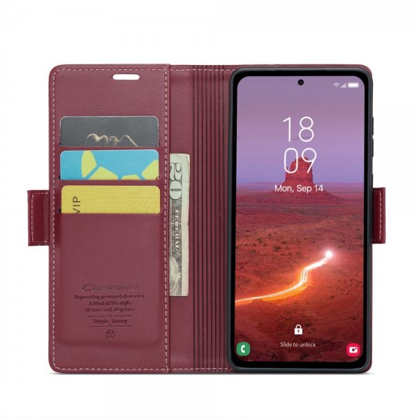CaseMe Samsung Galaxy A55 Kotelo 023 Series Punainen