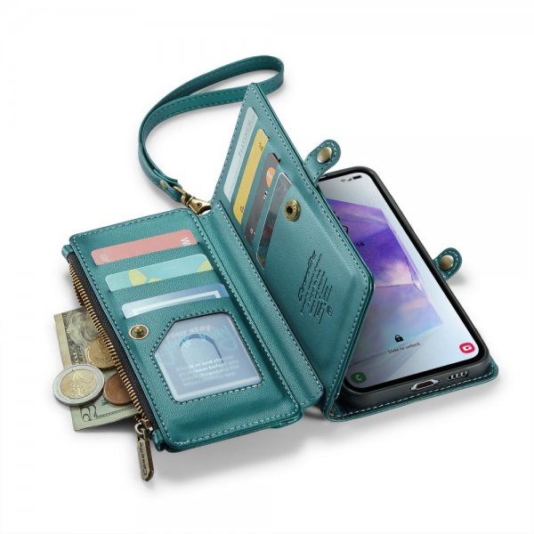 CaseMe Samsung Galaxy A55 -suojakotelo C36 Series, vihreä