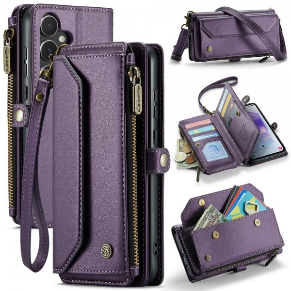 CaseMe Samsung Galaxy A55 -suojakotelo C36 Series, violetti