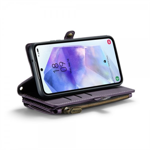 CaseMe Samsung Galaxy A55 -suojakotelo C36 Series, violetti