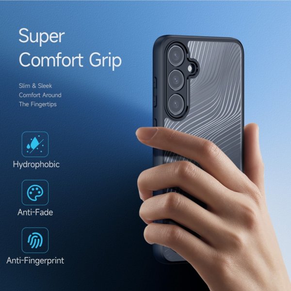 Dux Ducis Samsung Galaxy A55 -suojakuori Aimo Series, musta