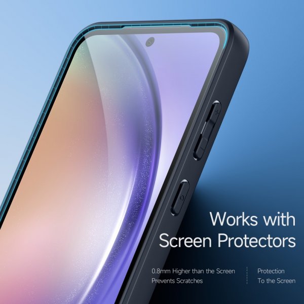 Dux Ducis Samsung Galaxy A55 -suojakuori Aimo Series, musta
