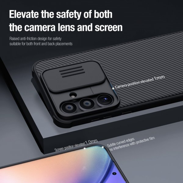 Nillkin Samsung Galaxy A55 Suojakuori CamShield Pro MagSafe Musta