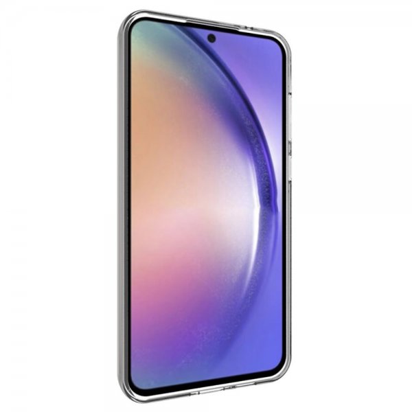 Nordic Covers Samsung Galaxy A55 -suojakuori, Feather Series, läpinäkyvä