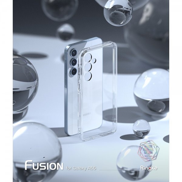 Ringke Samsung Galaxy A55 Suojakuori Fusion Clear