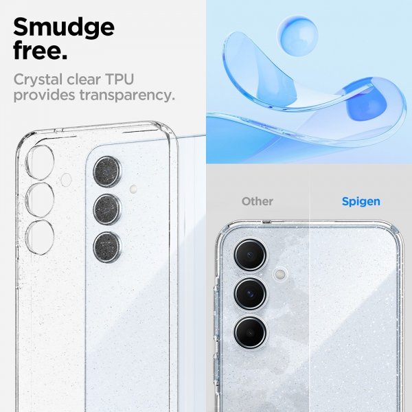 Spigen Samsung Galaxy A55 Kuori Liquid Crystal Glitter Crystal Quartz