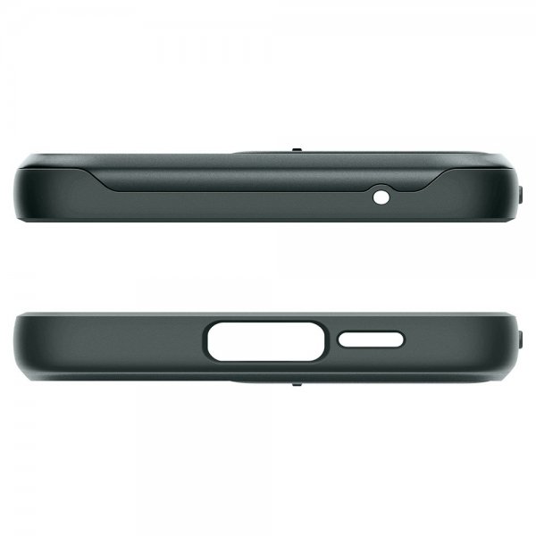 Spigen Samsung Galaxy A55 -suojakuori Optik Armor Abyss Green