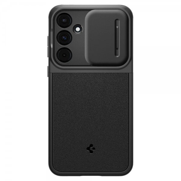 Spigen Samsung Galaxy A55 -suojakuori Optik Armor, musta